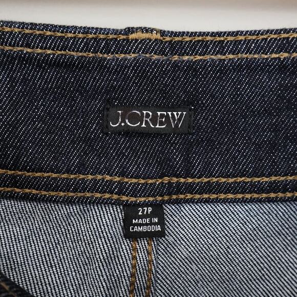 J.Crew Slim Wide Leg Jean Stacked Buttons Rinse Wash Size 27 Petite NWT - Picture 4 of 9